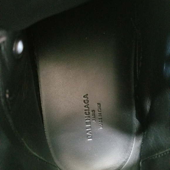 Balenciaga leather high-top sneakers